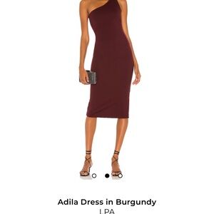 LPA Adila Dress in Burgundy